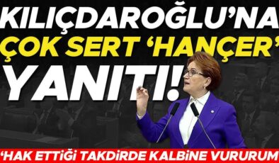 Akşener’den Kılıçdaroğlu’na ‘hançer’ yanıtı