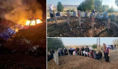 Siirt’teki korkunç kazada hayatını kaybeden anne ve 5 çocuğuna acı veda