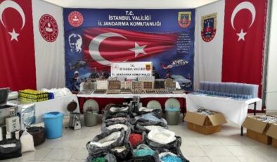 Jandarmadan 6 aylık takip sonrası baskın: 12 milyon 800 bin hap ele geçirildi