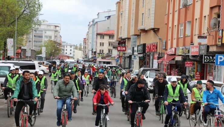 Kars’ta pedallar bağımlılıkla mücadele için döndü