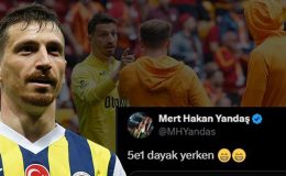 Mert Hakan Yandaş’dan bu sabah olay paylaşım: 5’e1 dayak yerken…