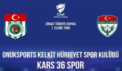 Kars 36 Spor’un Ziraat Türkiye kupasındaki rakibi belli oldu